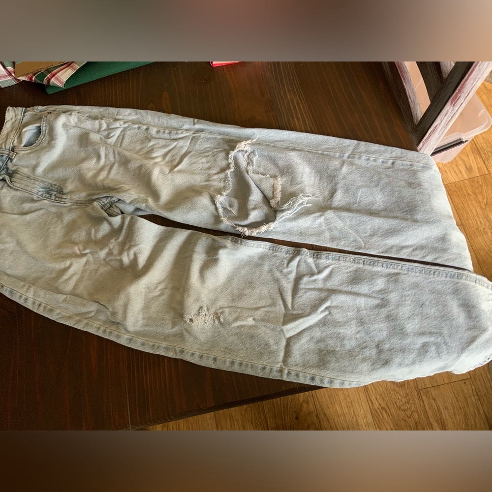 PAC Sun Light Blue Distressed Jeans